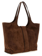 Goat Leather Midi Shopping Bag