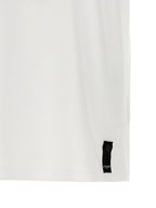 White Cotton T-Shirt With Postcards Patch