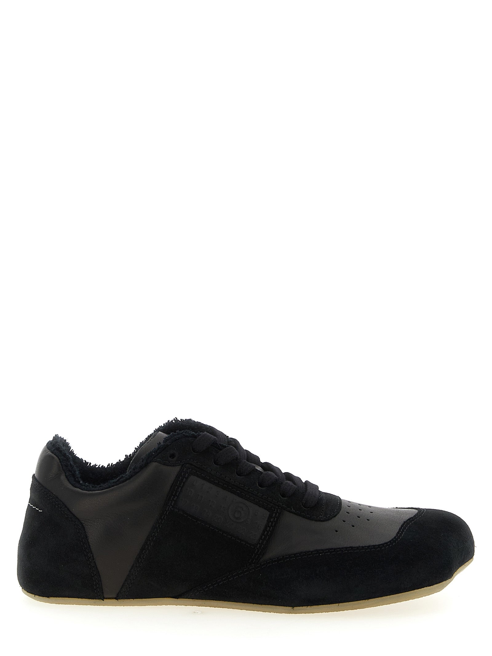 Black Calfskin Anatomic Sneakers