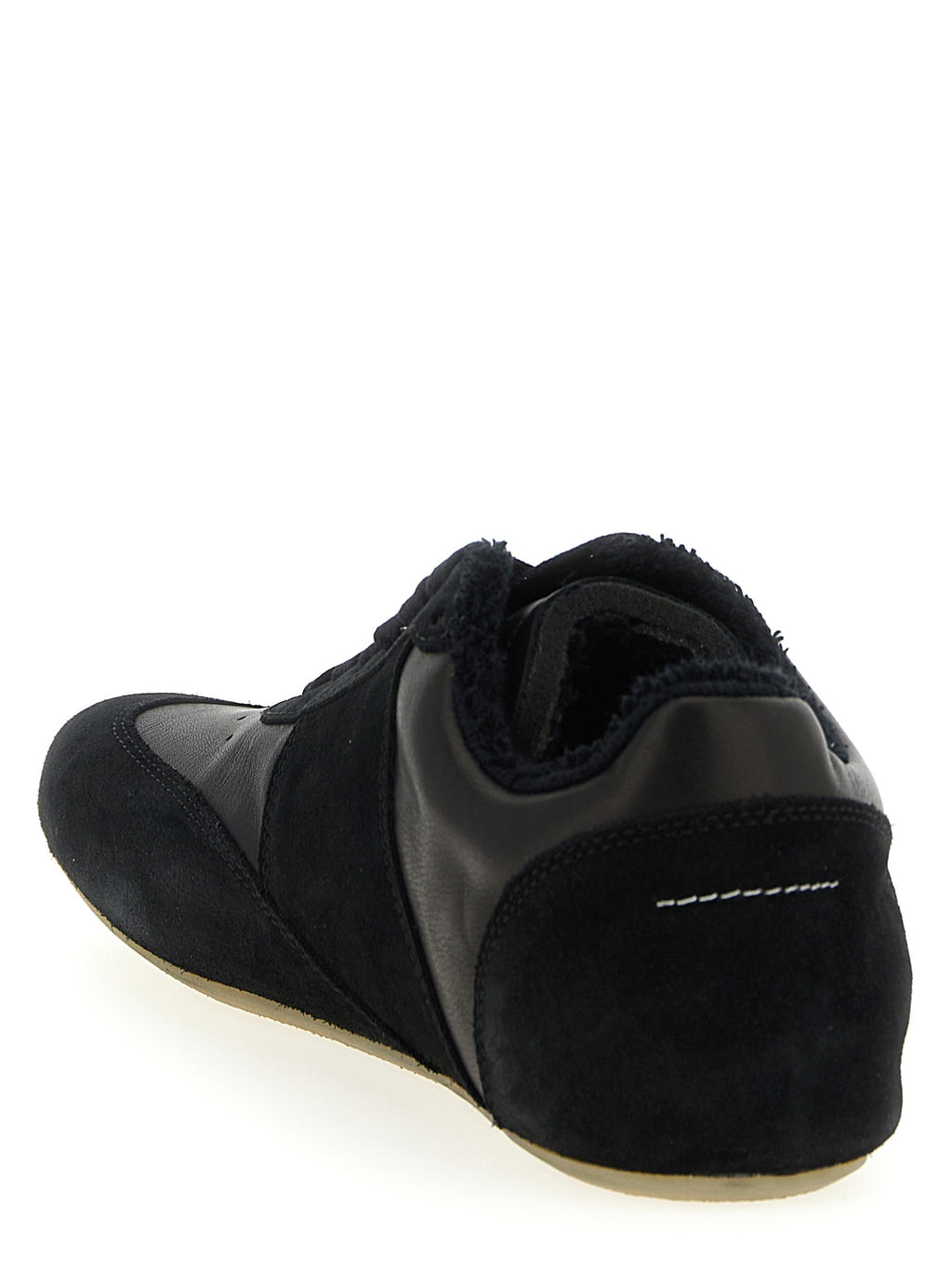 Black Calfskin Anatomic Sneakers