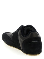 Black Calfskin Anatomic Sneakers