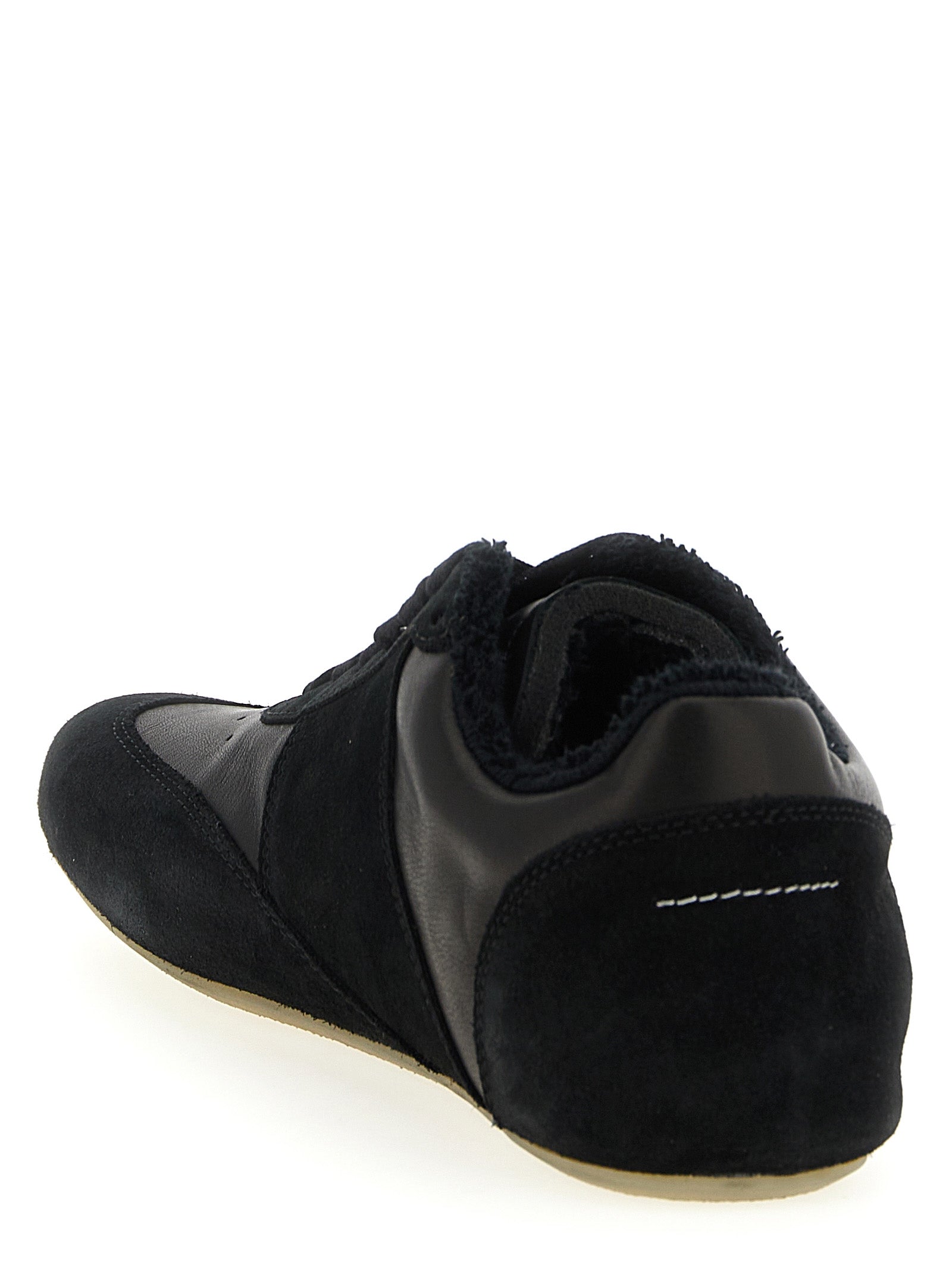 Black Calfskin Anatomic Sneakers