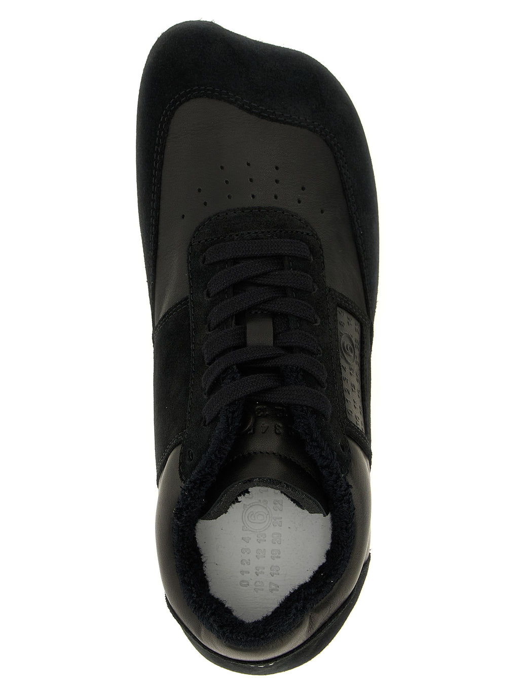Black Calfskin Anatomic Sneakers
