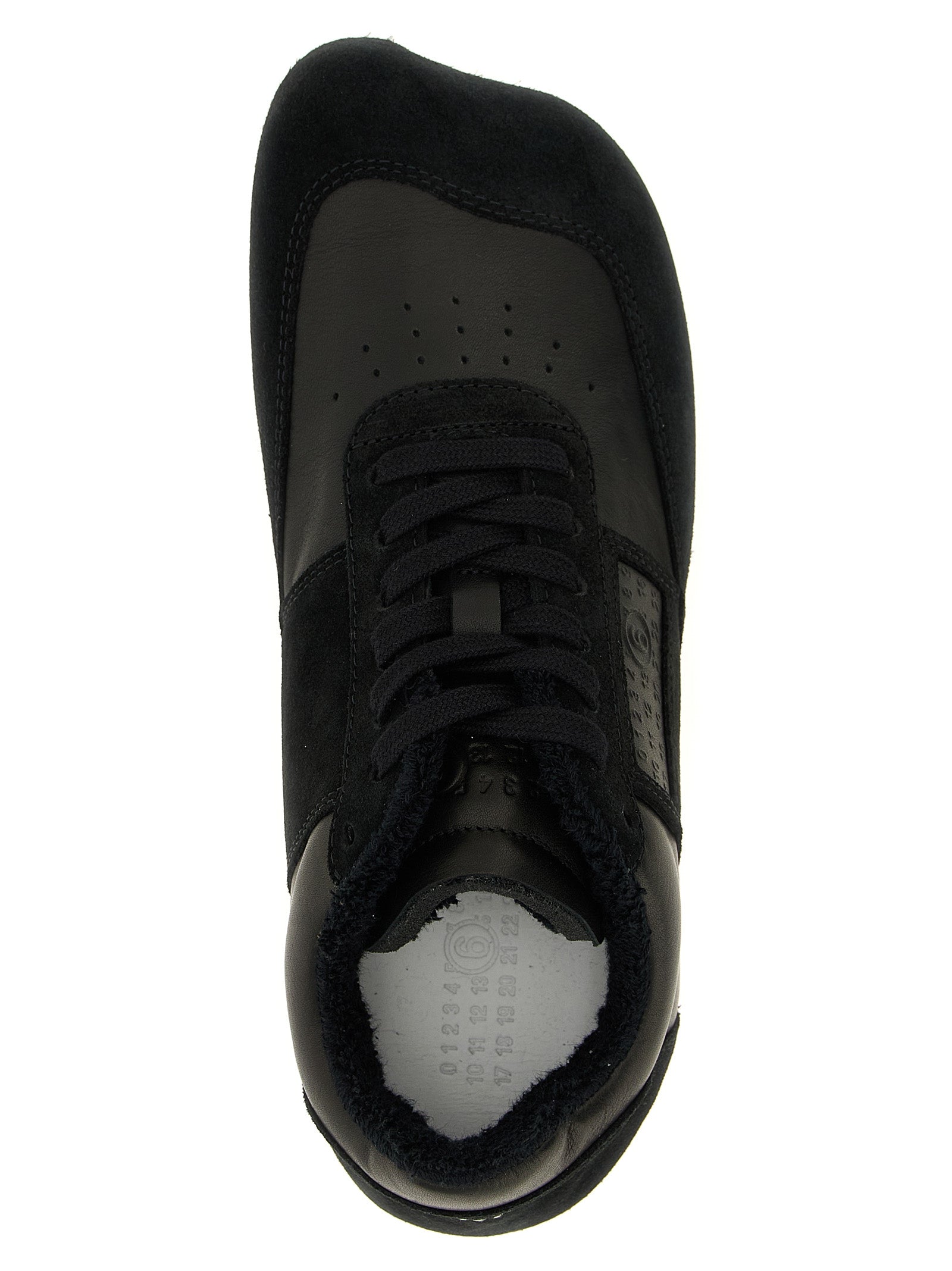 Black Calfskin Anatomic Sneakers