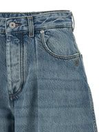 Cotton High‑Waisted Le De‑Nimes Ovalo Jeans