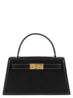 Petite Lee Radziwill Black Cowhide Handbag