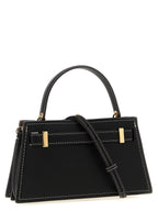 Petite Lee Radziwill Black Cowhide Handbag