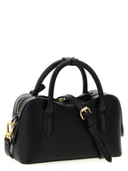 Polyamide Hammered Leather-Effect Ryder Crossbody