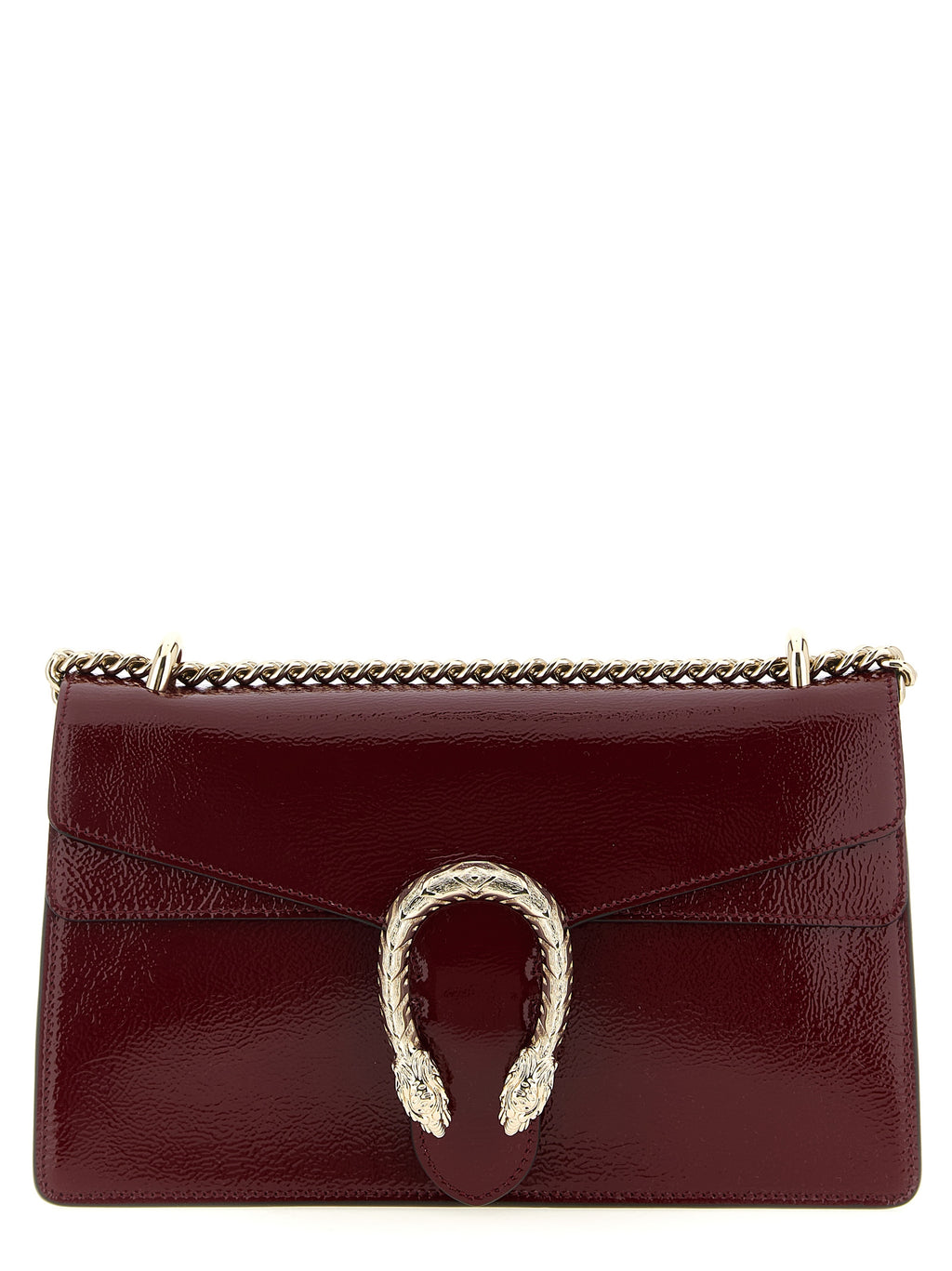 Red Patent Calfskin Dionysus Shoulder Bag