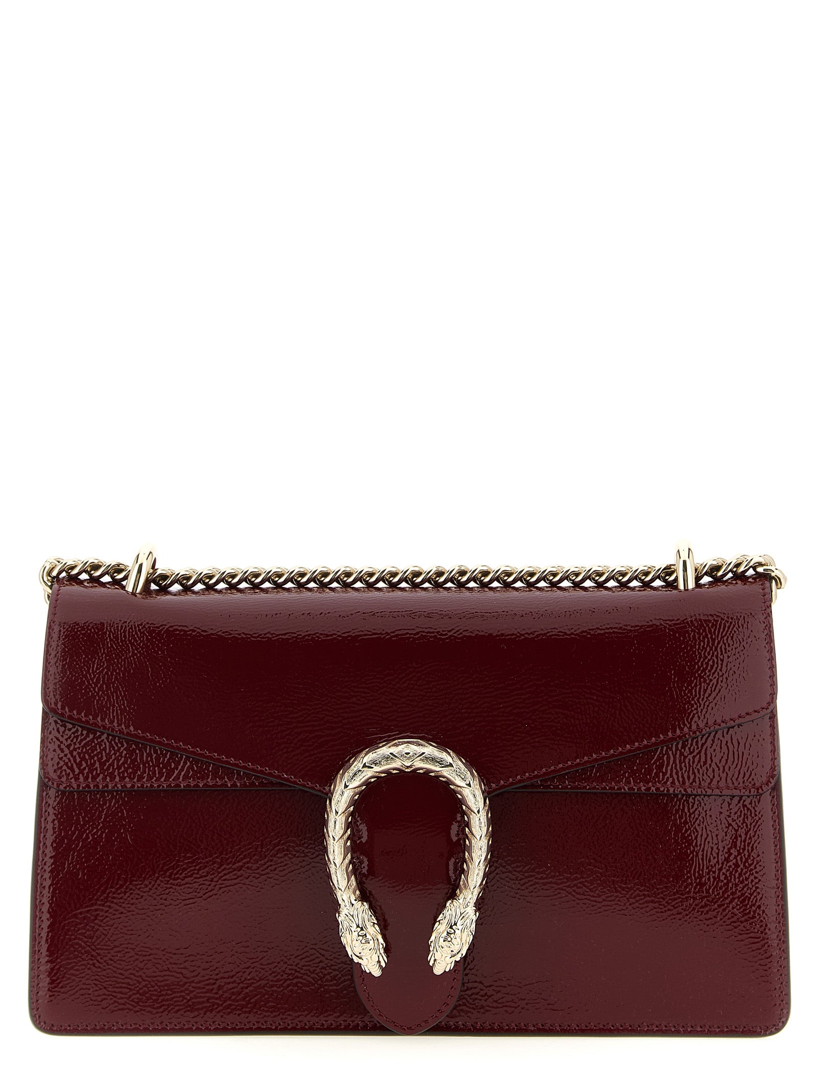 Red Patent Calfskin Dionysus Shoulder Bag