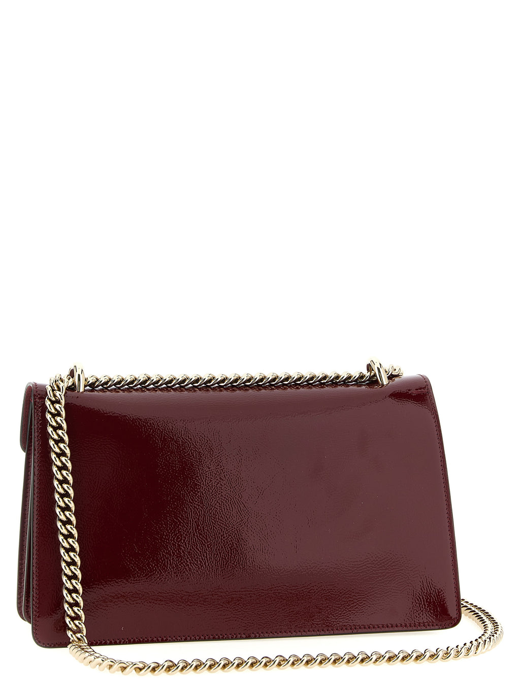 Red Patent Calfskin Dionysus Shoulder Bag
