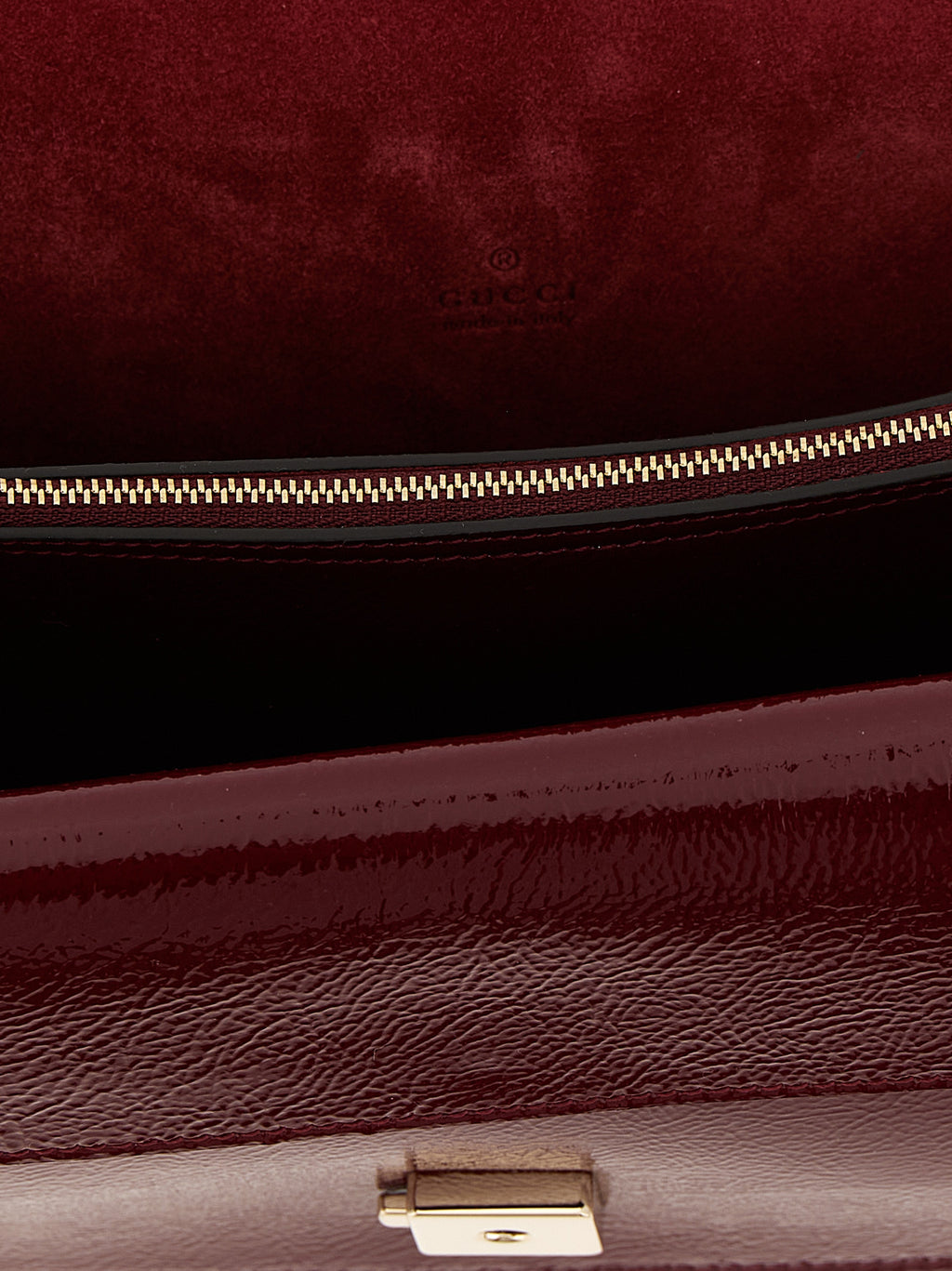 Red Patent Calfskin Dionysus Shoulder Bag