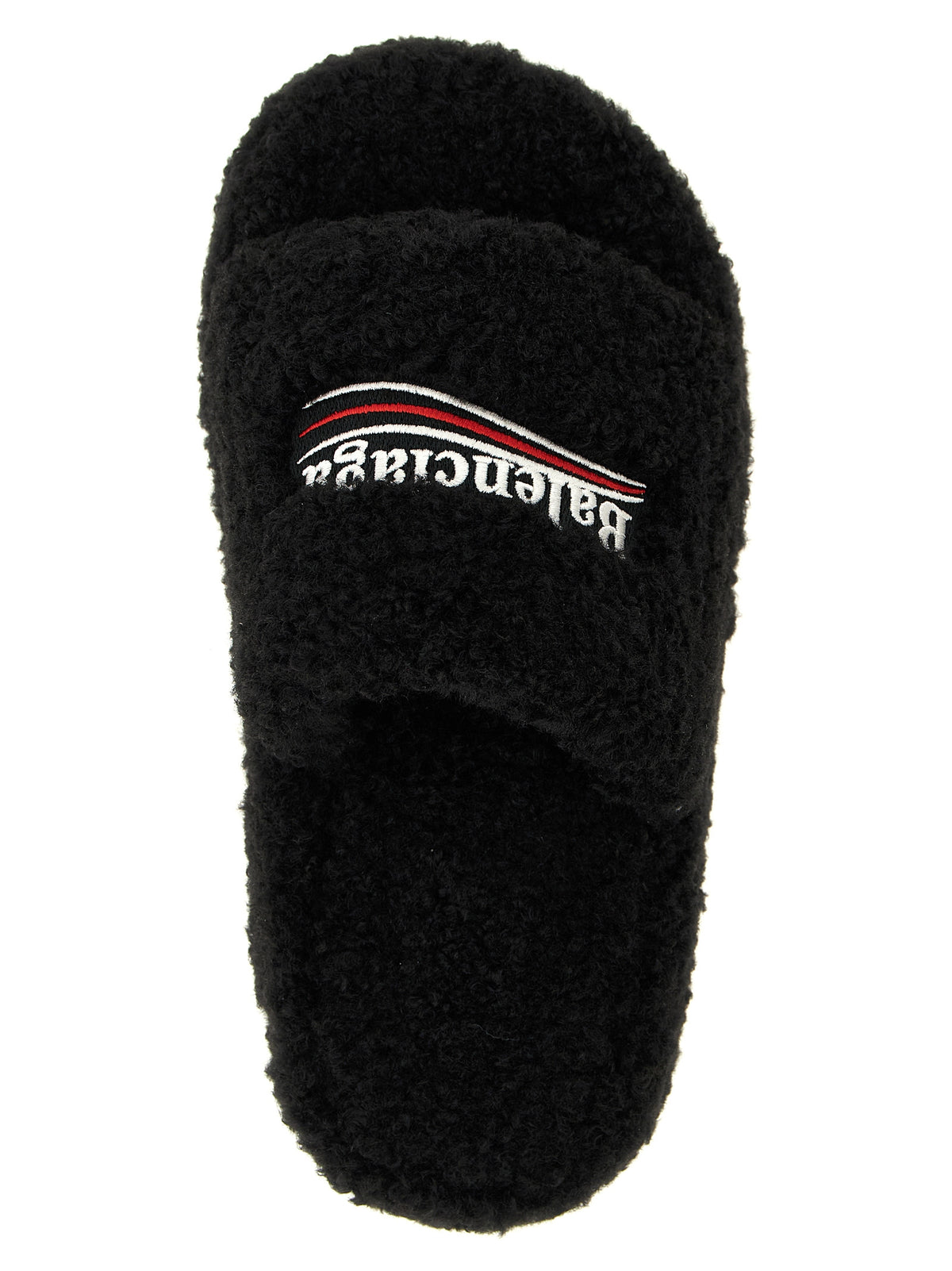 Polyester Furry Platform Slides