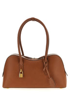Brown Polyamide Shoulder Bag