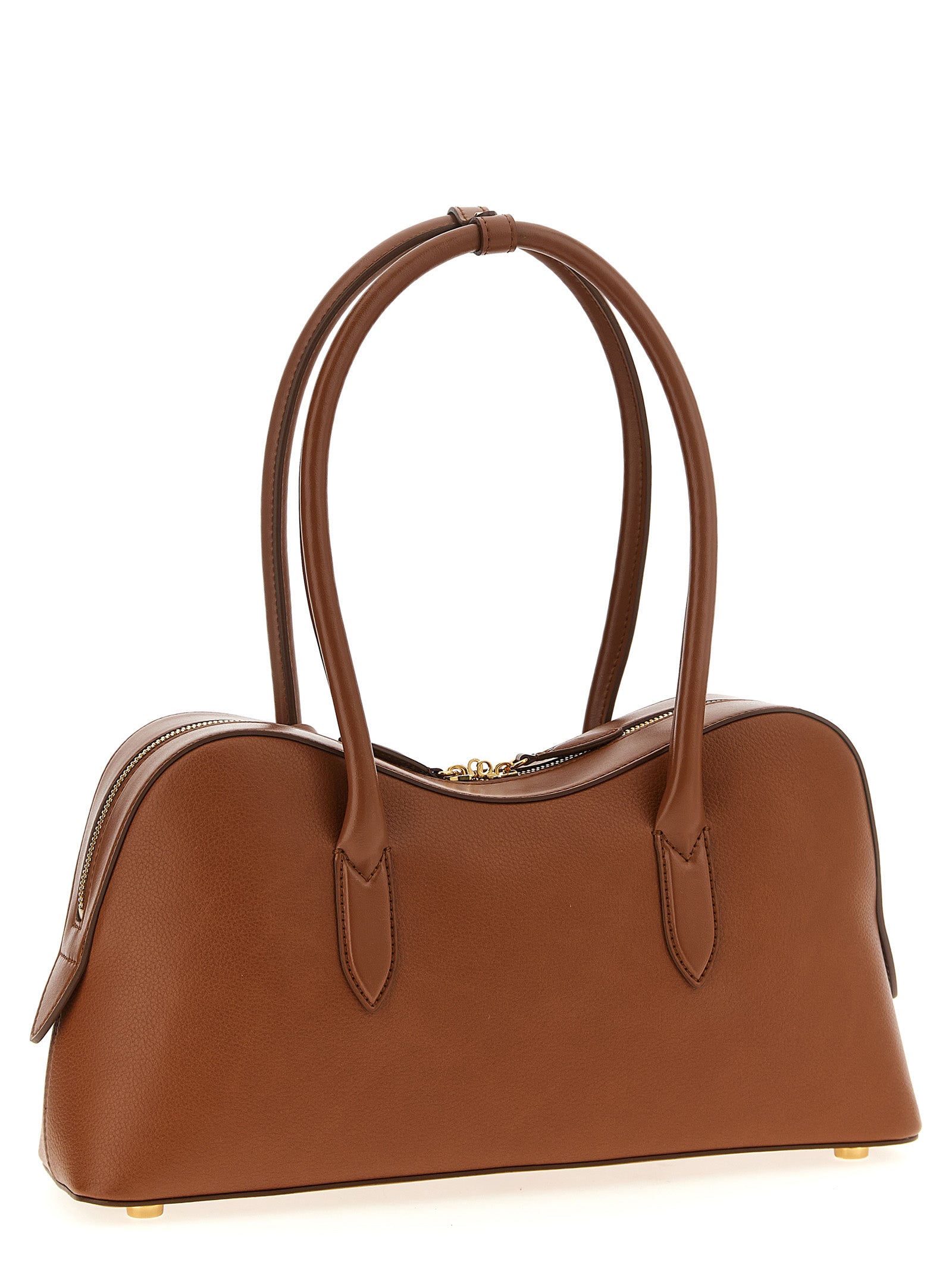 Brown Polyamide Shoulder Bag