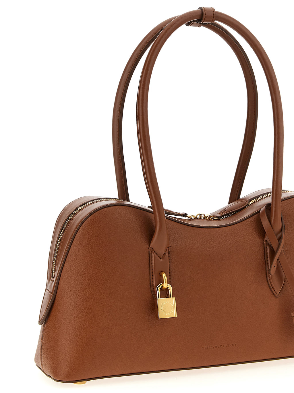 Brown Polyamide Shoulder Bag