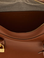 Brown Polyamide Shoulder Bag