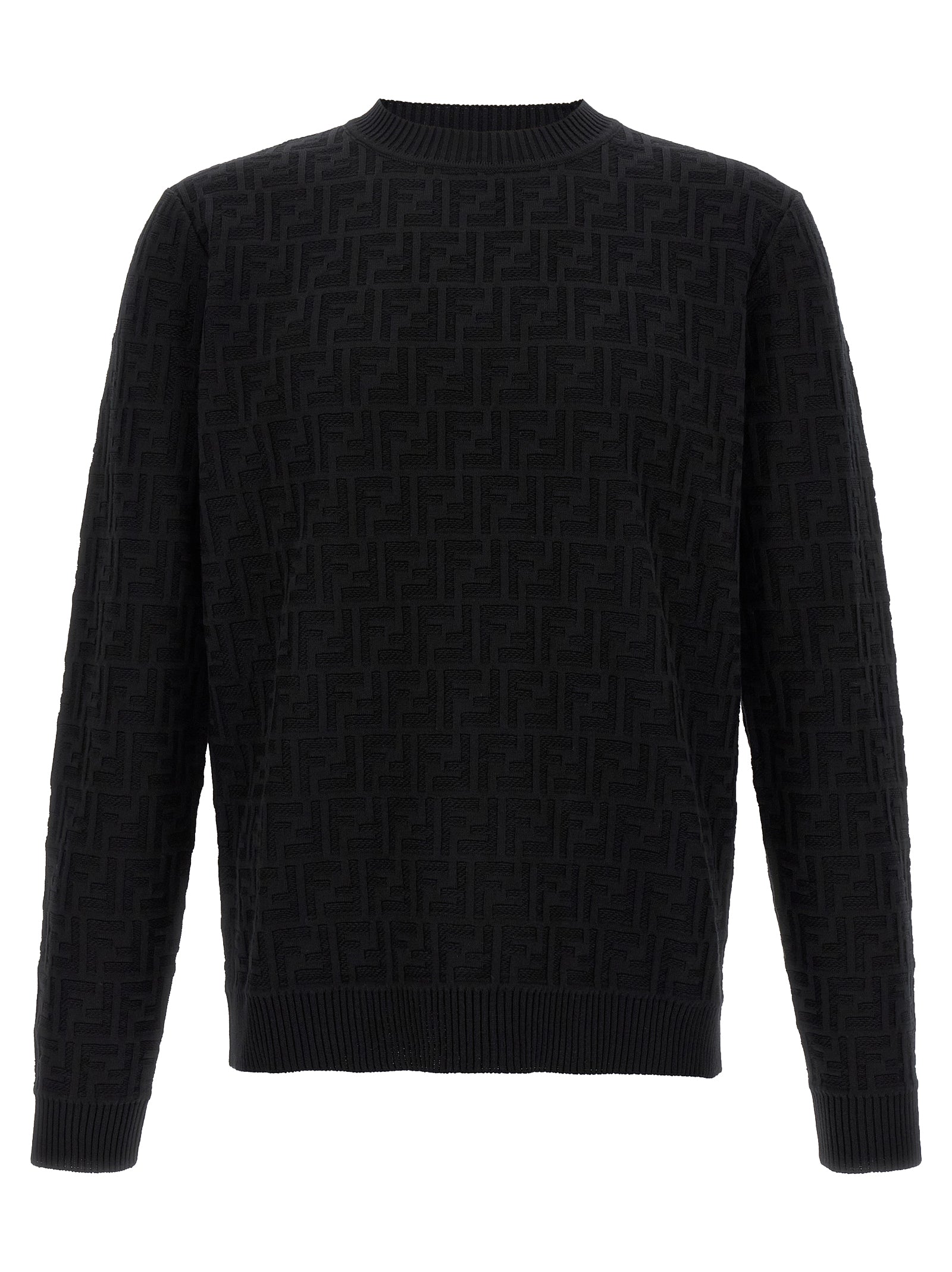 FF Jacquard Cotton Cardigan
