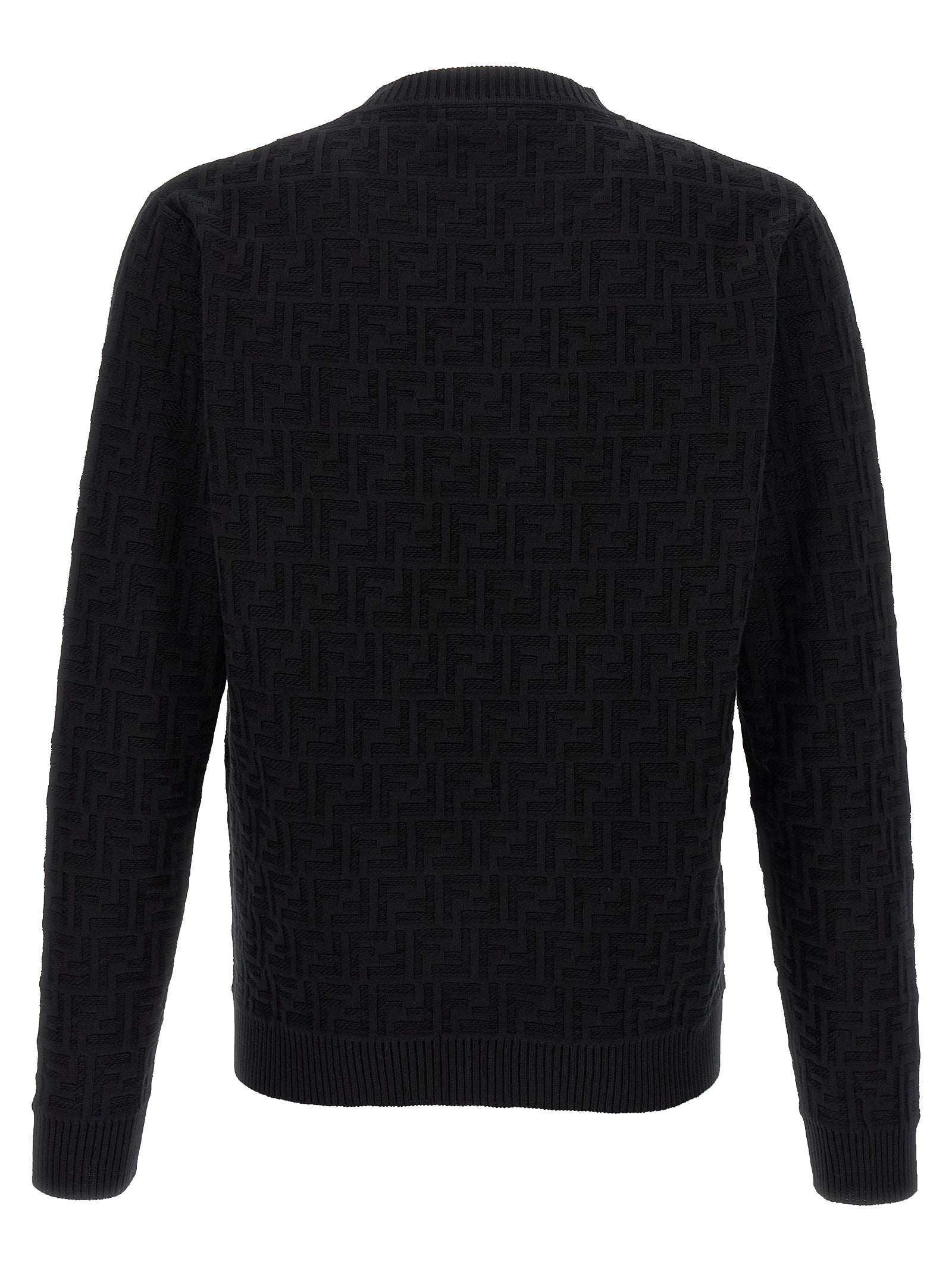 FF Jacquard Cotton Cardigan