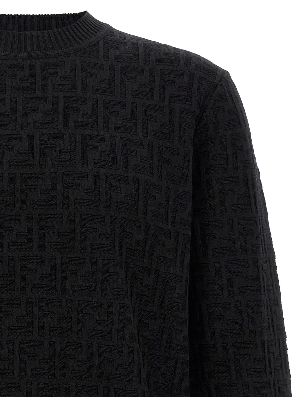 FF Jacquard Cotton Cardigan
