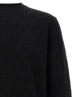 FF Jacquard Cotton Cardigan