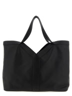Large Calfskin Leather Shopping Bag