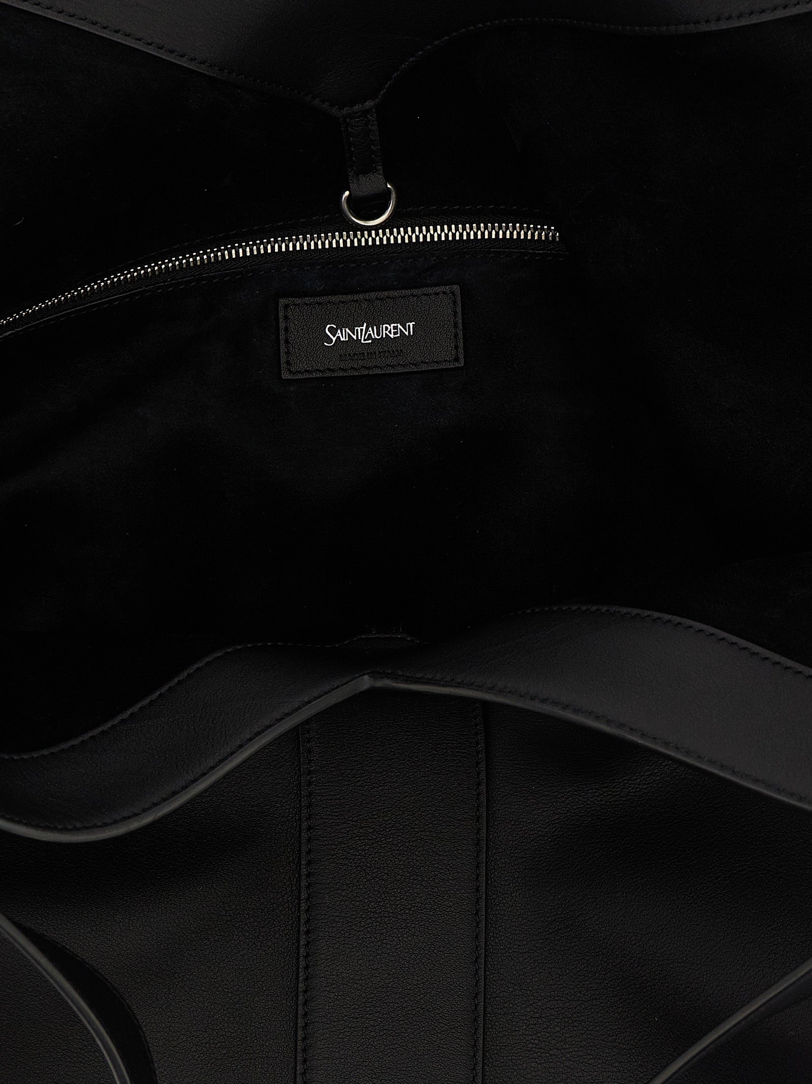 Large Calfskin Leather Shopping Bag