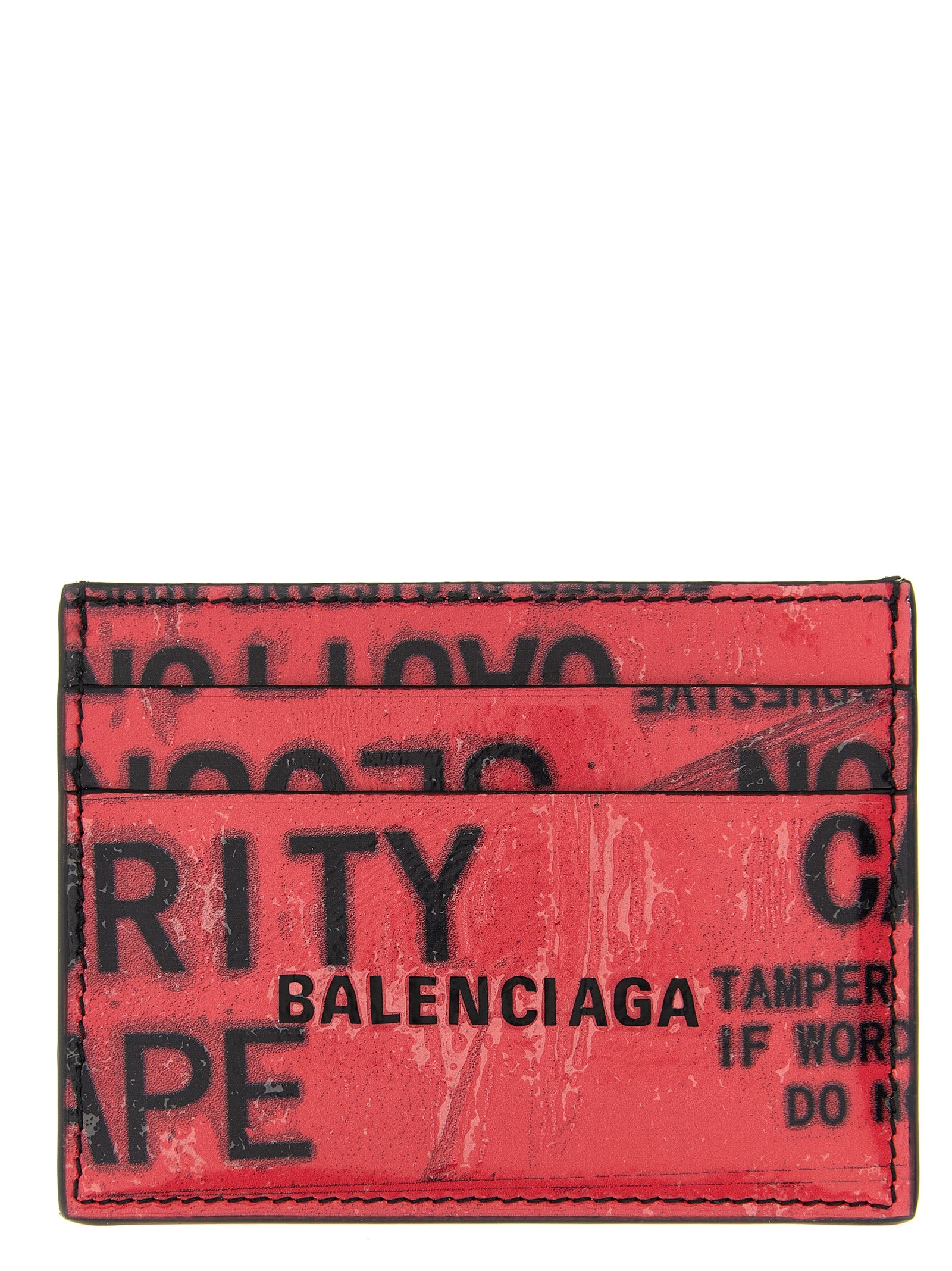 Multicolor Calfskin Tape Type Cardholder