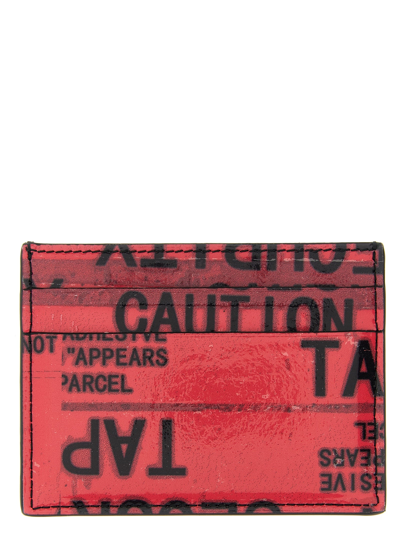 Multicolor Calfskin Tape Type Cardholder