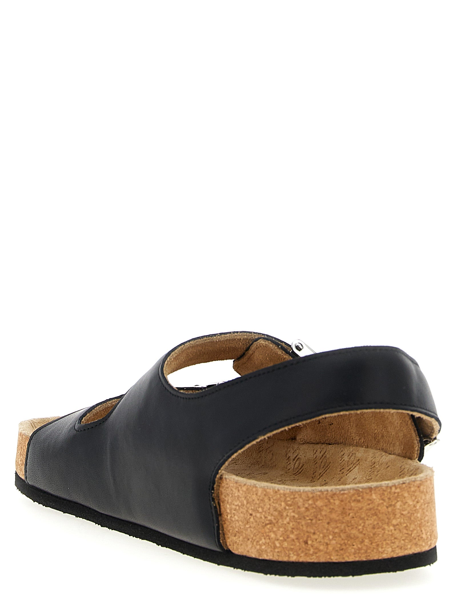 Calfskin Flat Sandals