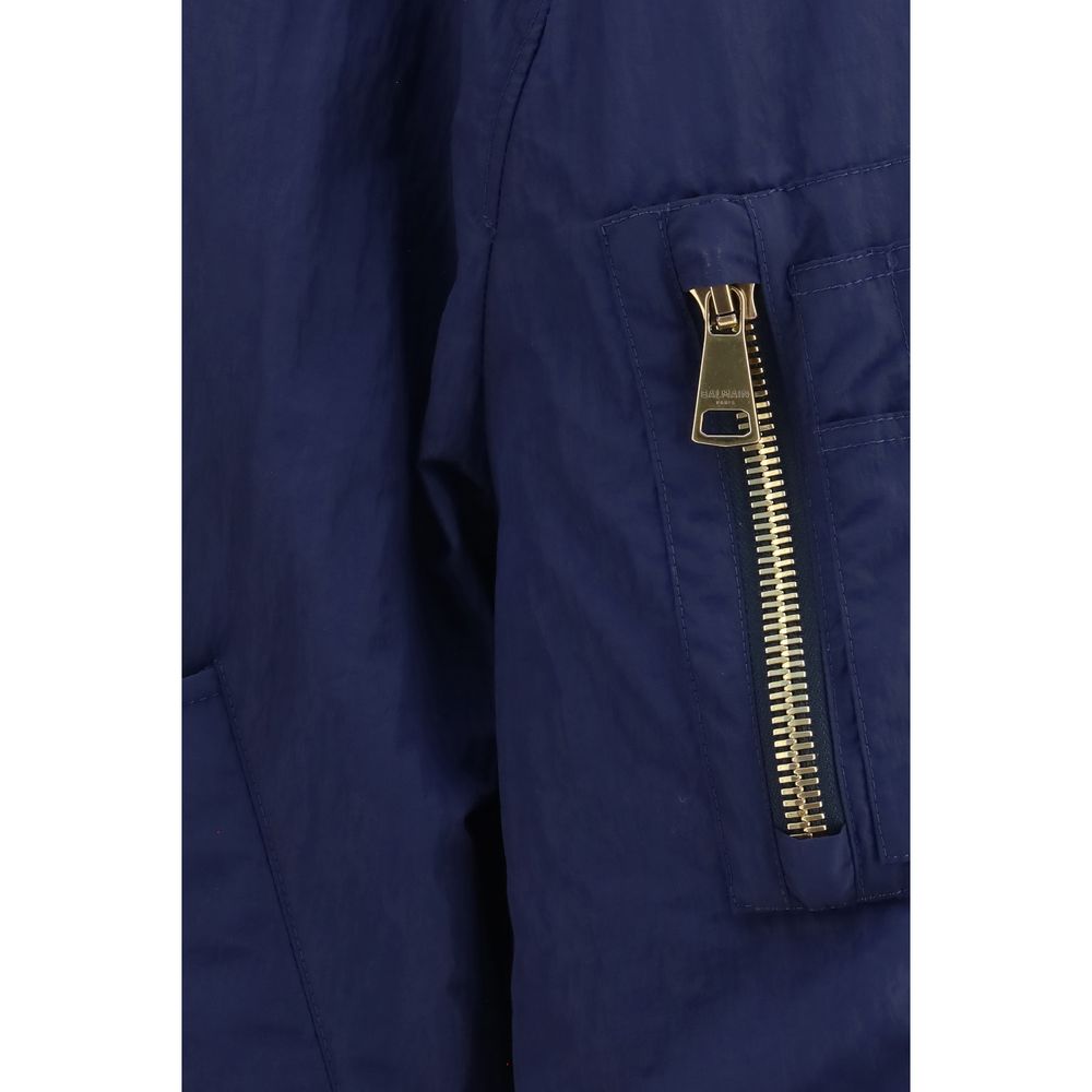 Oversized Recycled Polyamide Bomber Jacket