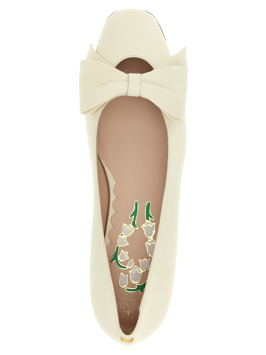 Kidskin Bowow Ballet Flats