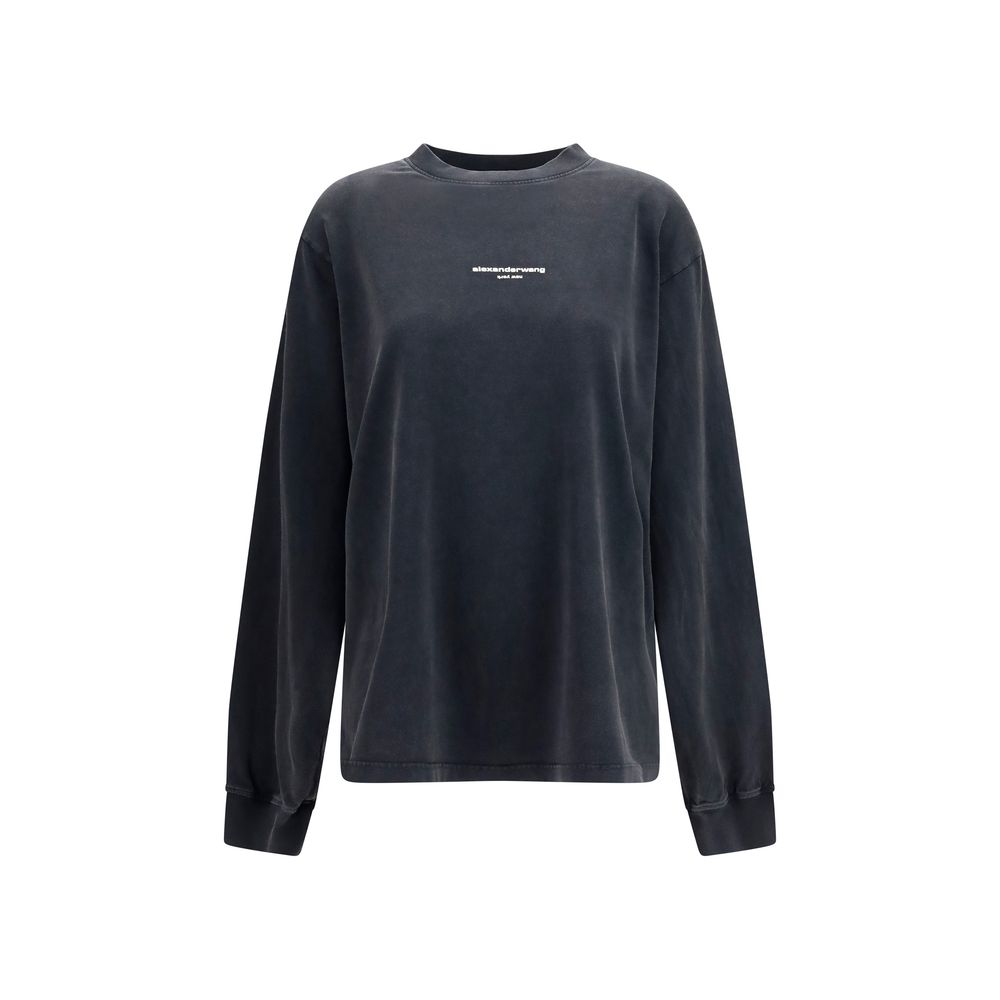 Oversized Cotton Long Sleeve T-Shirt