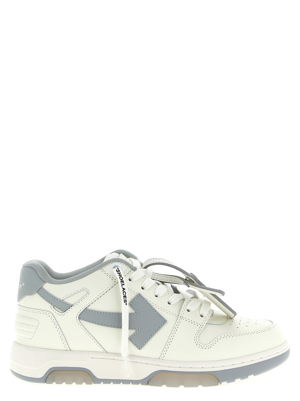 Gray Leather Out Of Office Sneakers