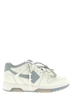 Gray Leather Out Of Office Sneakers