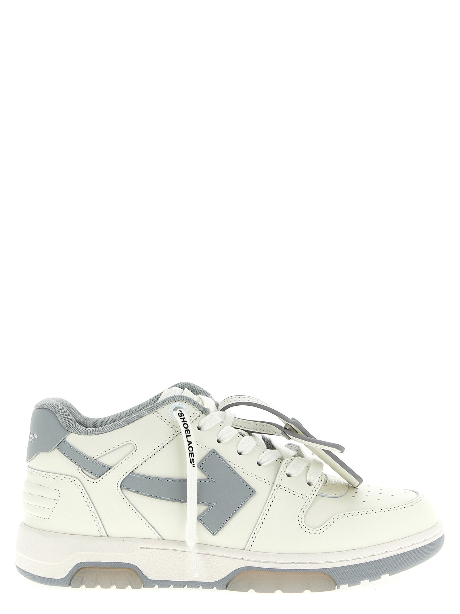 Gray Leather Out Of Office Sneakers