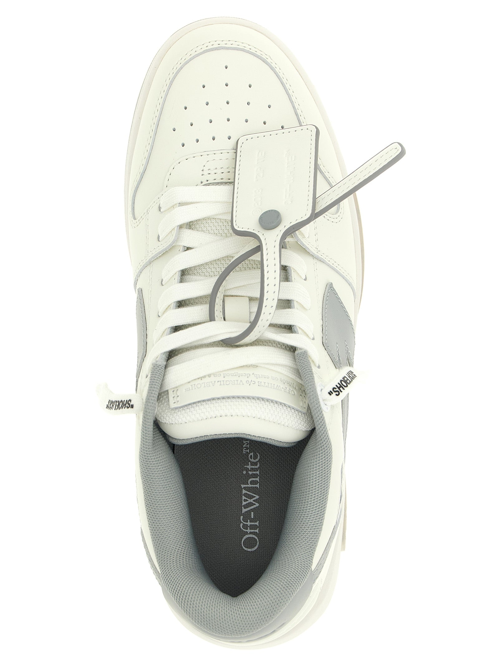 Gray Leather Out Of Office Sneakers