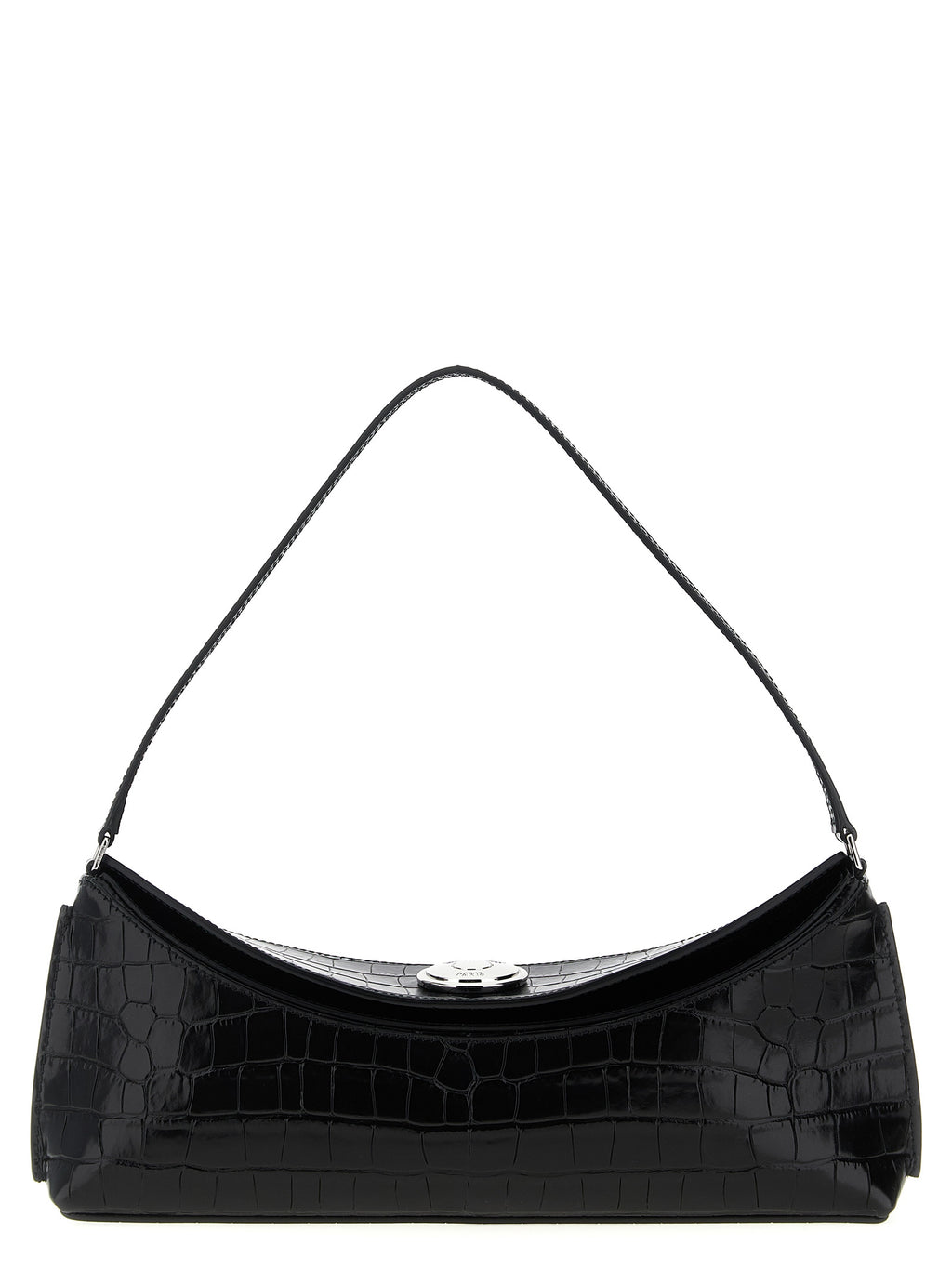 Calfskin La Pochette Ovalo Shoulder Bag