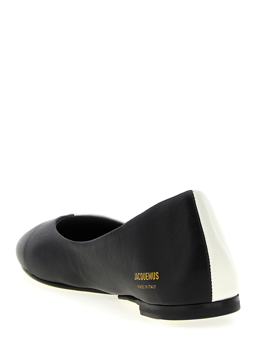 Les Ballerines Ovalo Bicolor Lamb Leather Ballet Flats