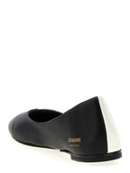 Les Ballerines Ovalo Bicolor Lamb Leather Ballet Flats