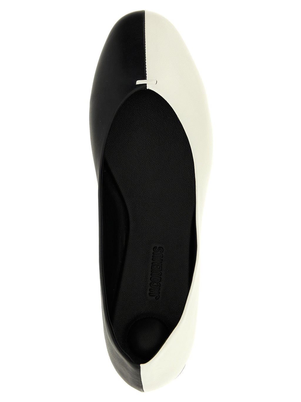 Les Ballerines Ovalo Bicolor Lamb Leather Ballet Flats