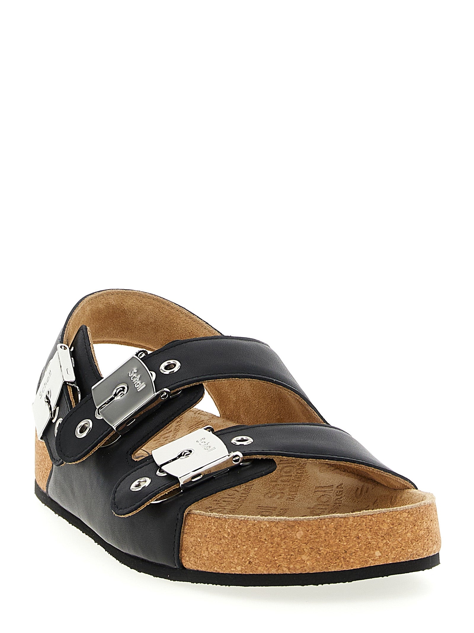 Calfskin Flat Sandals