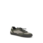 Bicolor Polyester Athletic Sneakers