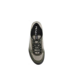 Bicolor Polyester Athletic Sneakers