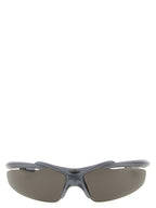 Gray Polyamide Turbo D-Frame Sunglasses