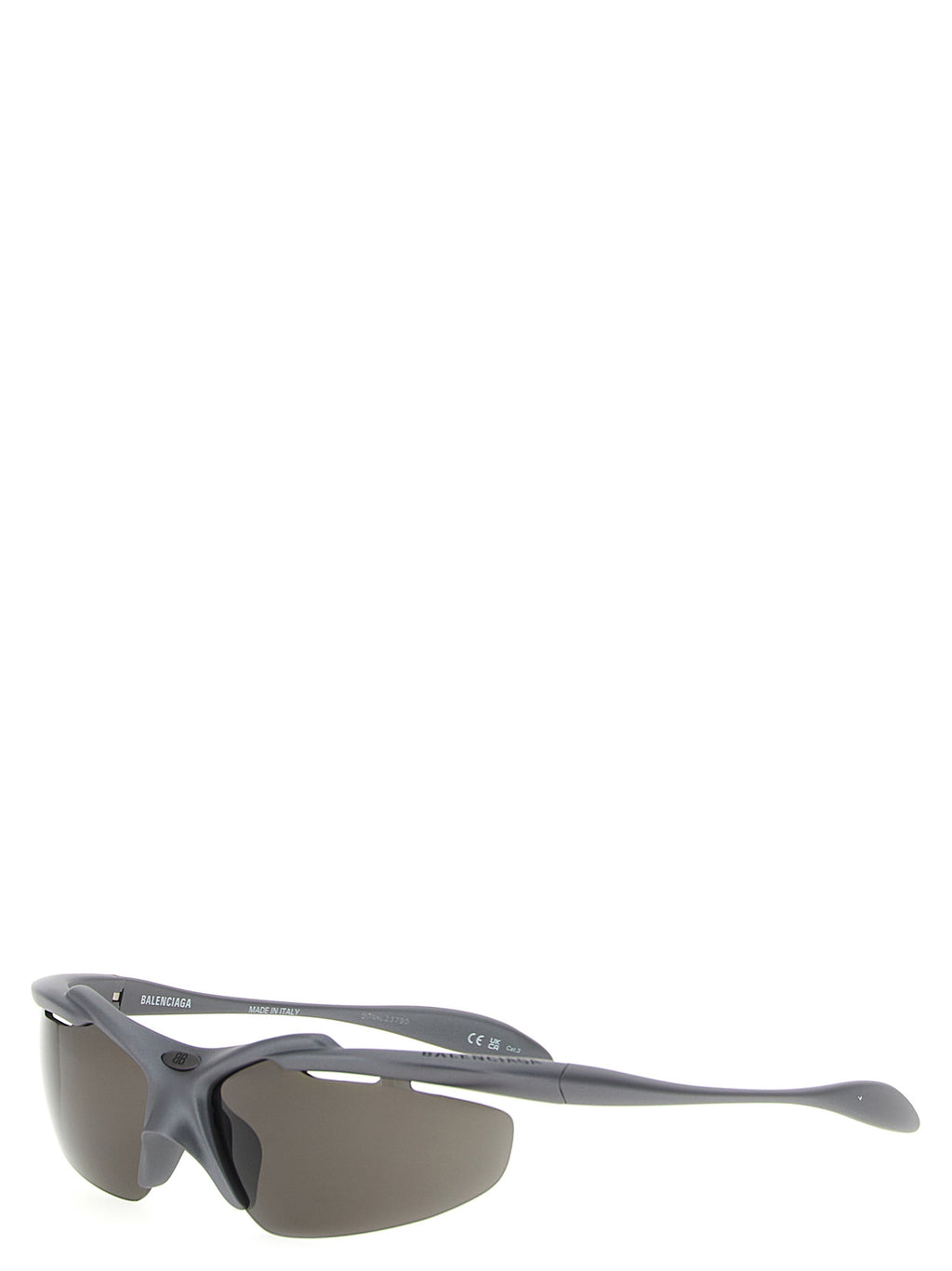 Gray Polyamide Turbo D-Frame Sunglasses