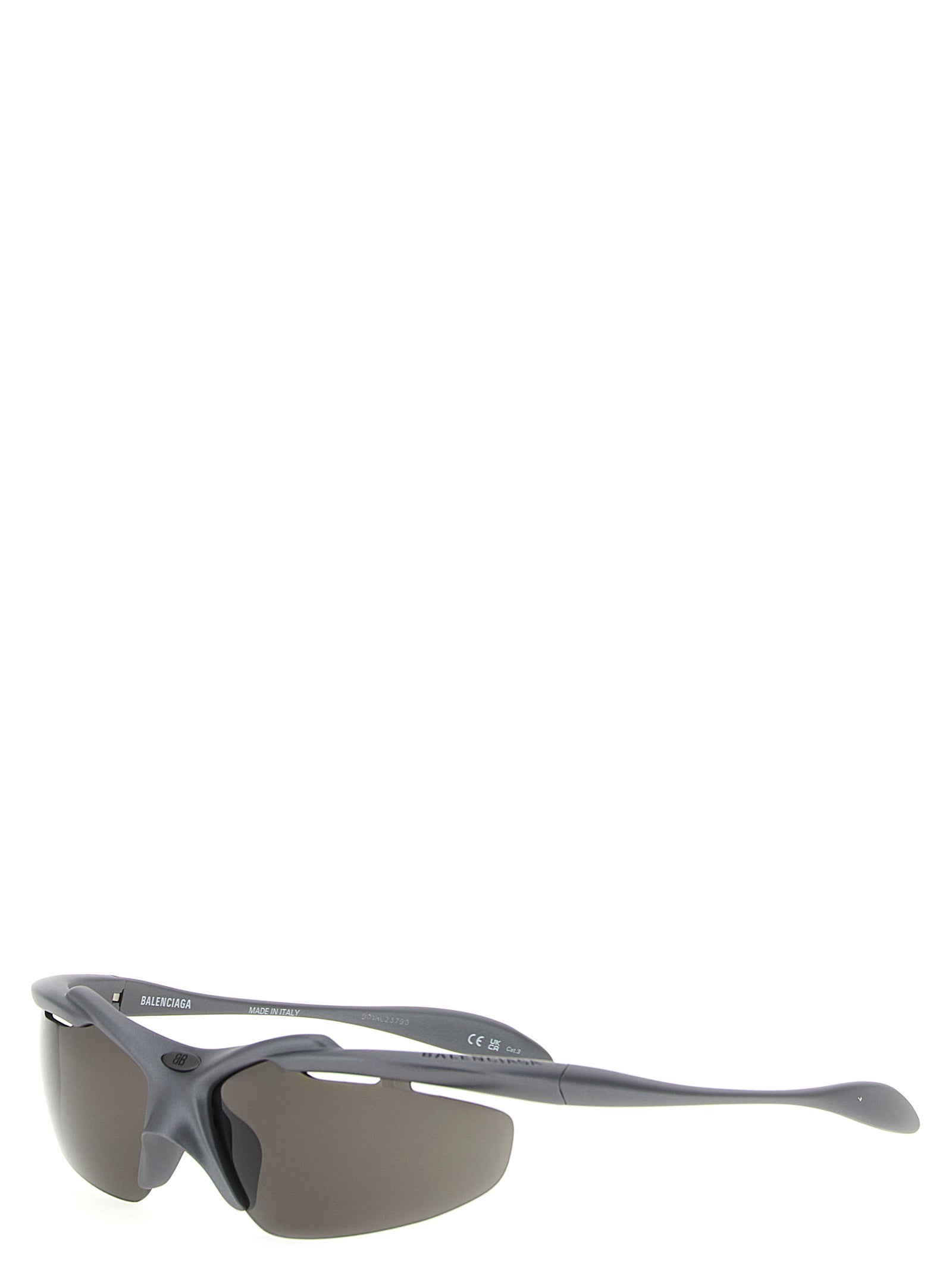 Gray Polyamide Turbo D-Frame Sunglasses