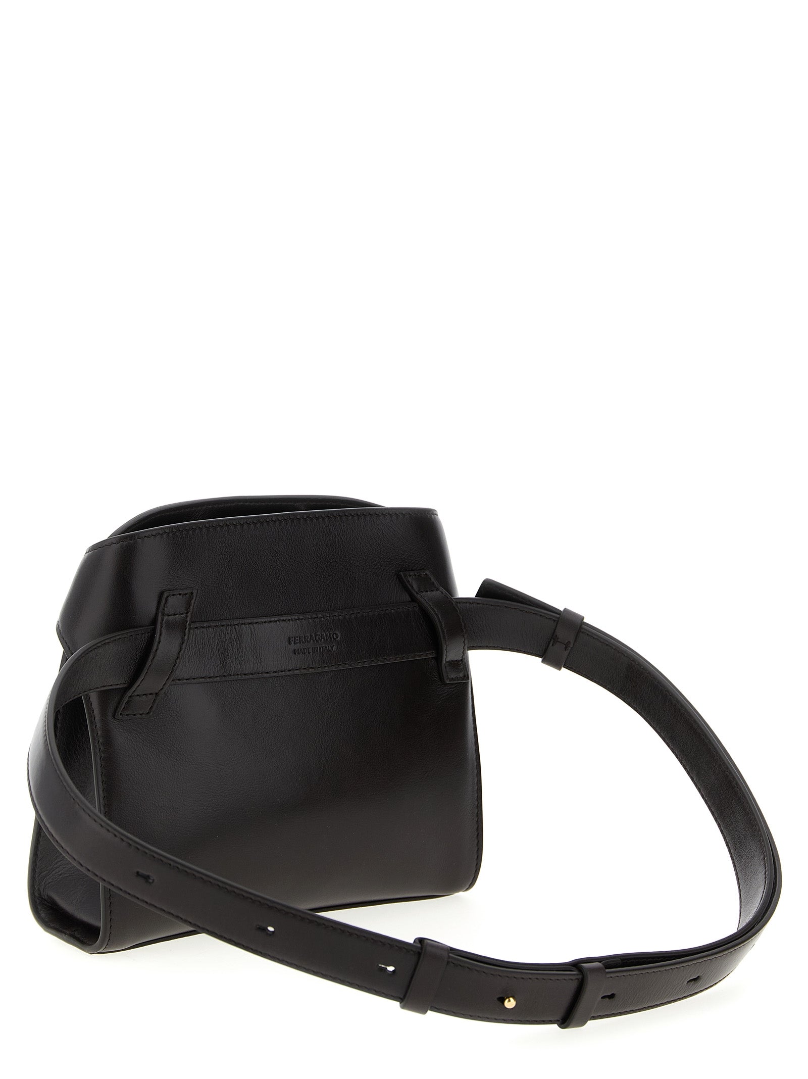 Hug BB S’ Brown Calfskin Crossbody Bag