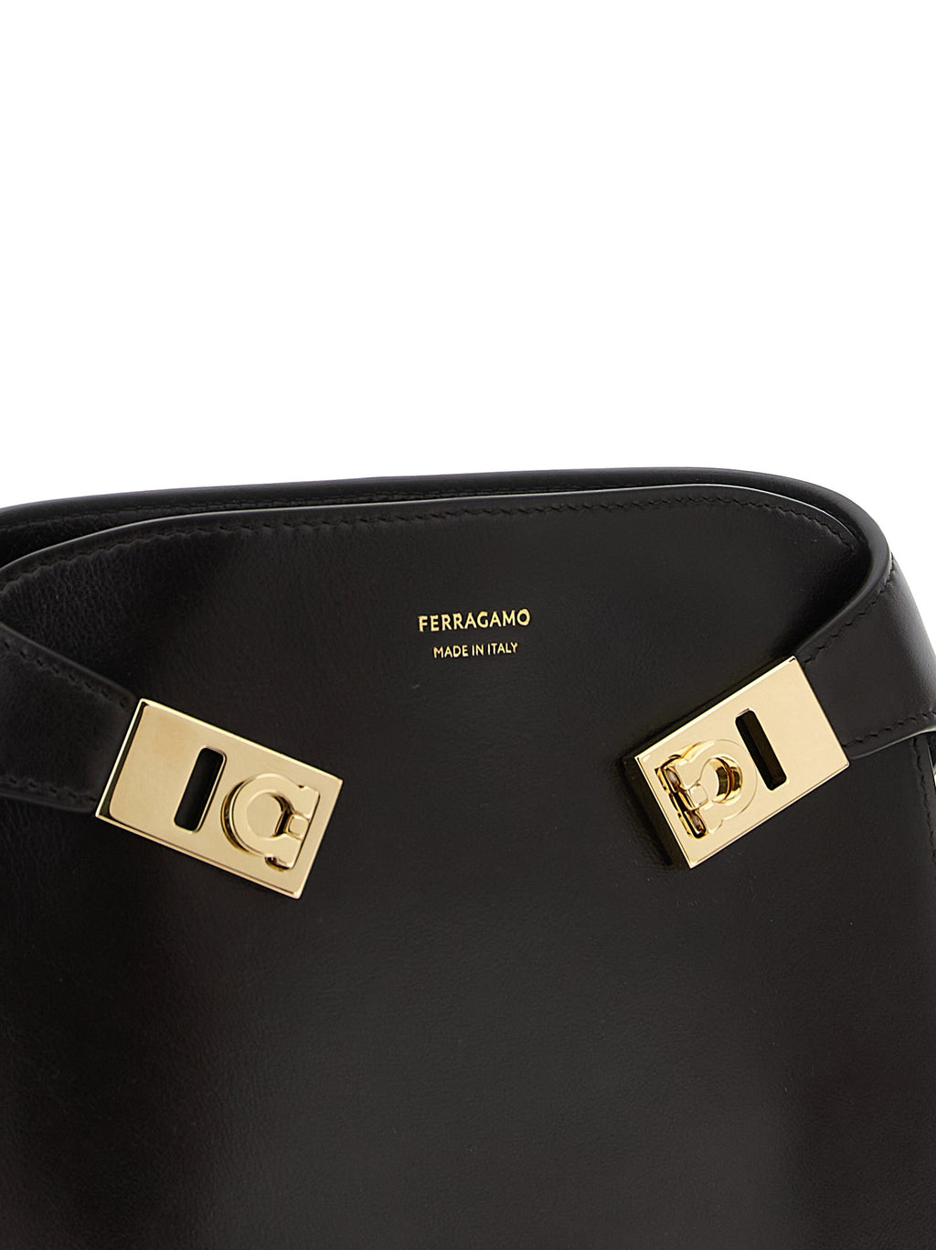 Hug BB S’ Brown Calfskin Crossbody Bag