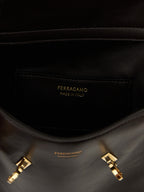 Hug BB S’ Brown Calfskin Crossbody Bag